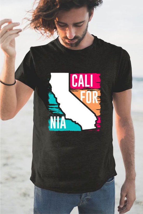T-Shirt 279-23 Californie - M, Zwart
