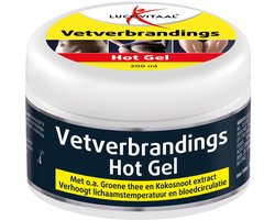 Lucovitaal Vetverbrandings Hot Gel - 3 x 200 ml - Voordeelverpakking
