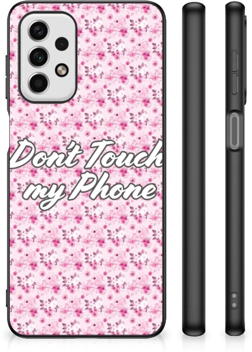 Back Cover voor Samsung Galaxy A23 Telefoon Hoesje Flowers Pink DTMP