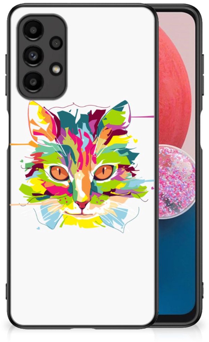 Samsung Galaxy A13 4G Hoesje Cat Color