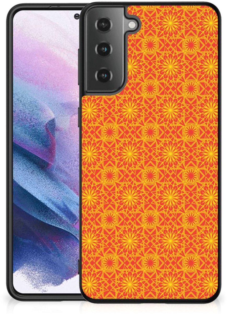 Samsung Galaxy S21 Plus Back Case Batik Oranje
