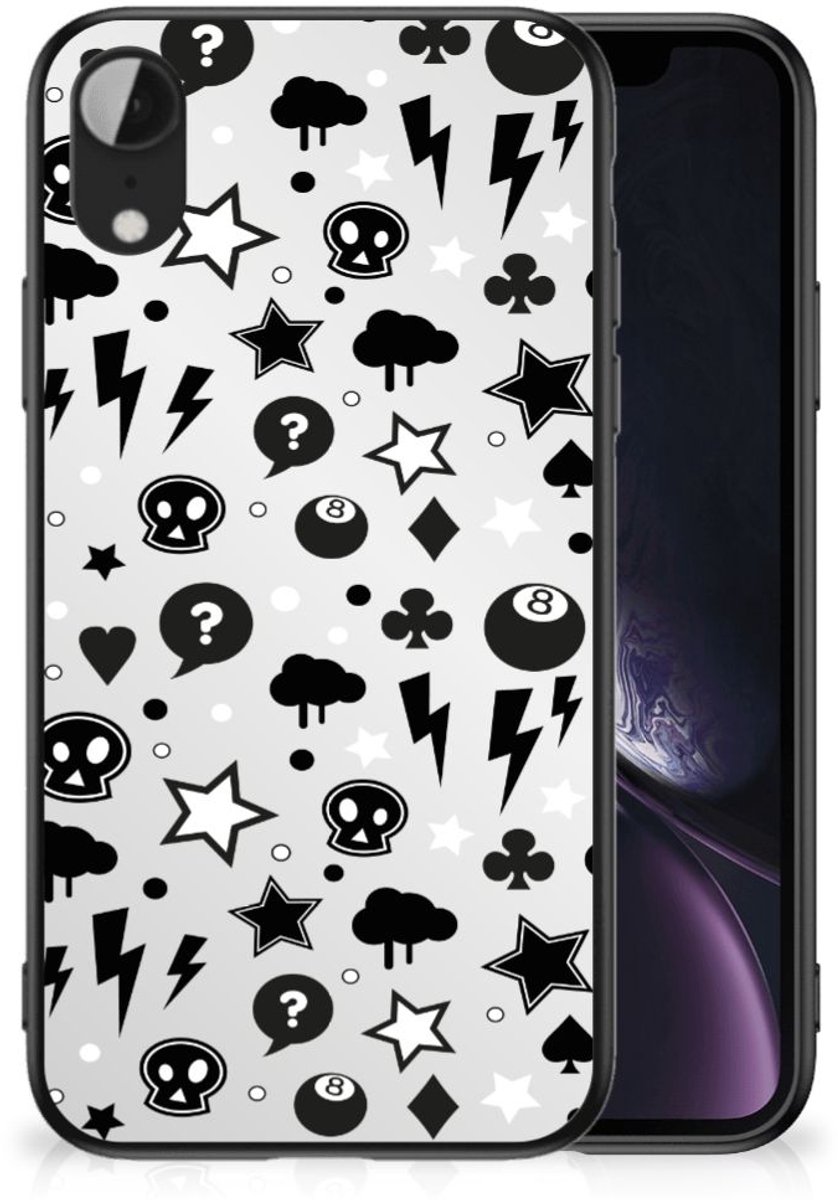 Telefoonhoesje Apple iPhone XR Silver Punk