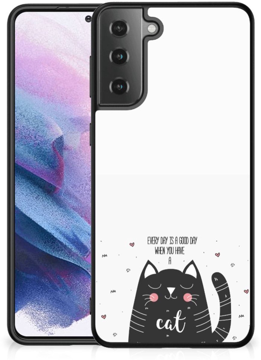 Samsung Galaxy S21 Plus Hoesje Cat Good Day