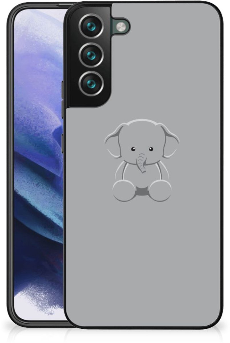Samsung Galaxy S22 Plus Hoesje Grijs Baby Olifant
