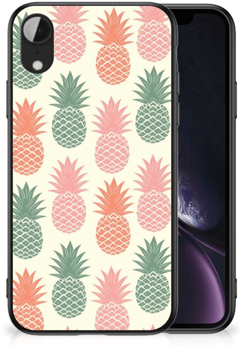 Apple iPhone XR Back Cover Hoesje Ananas