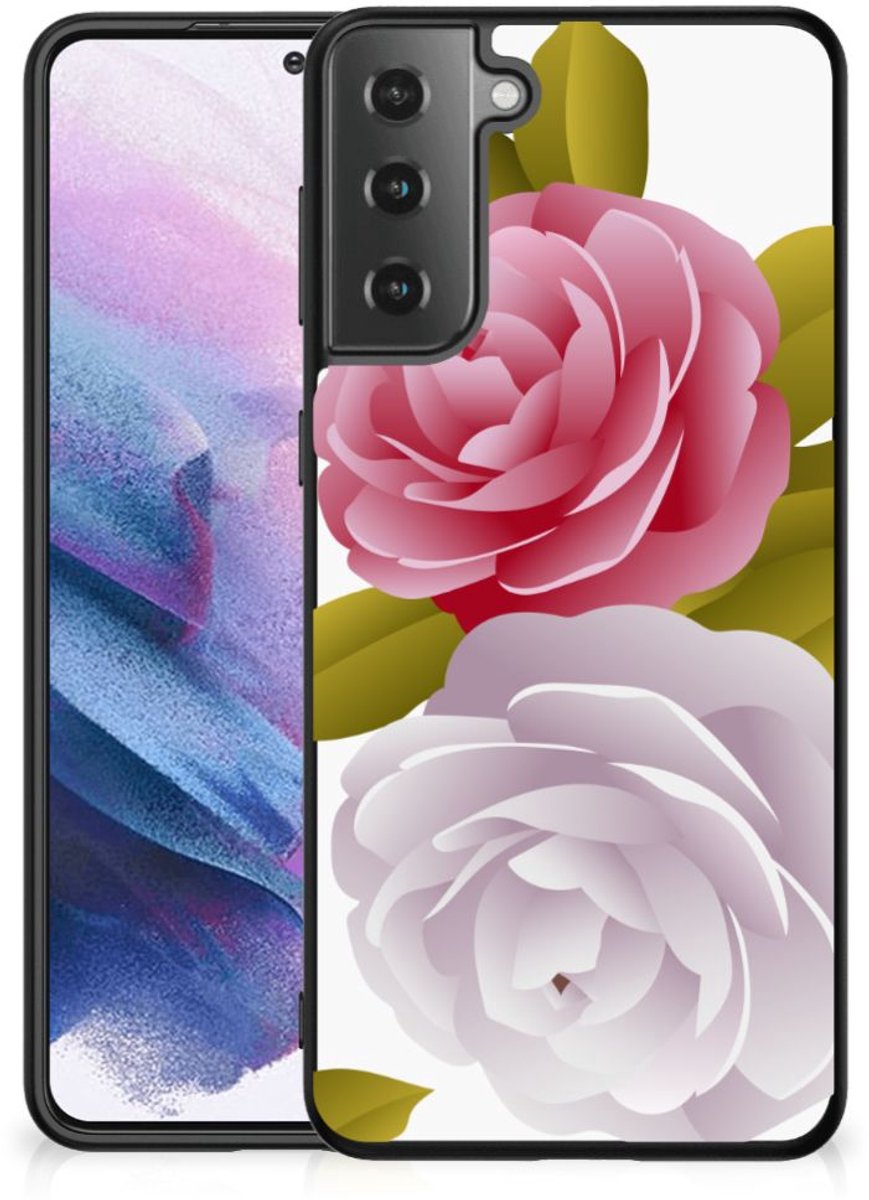 Samsung Galaxy S21 Plus Bloemen Hoesje Roses