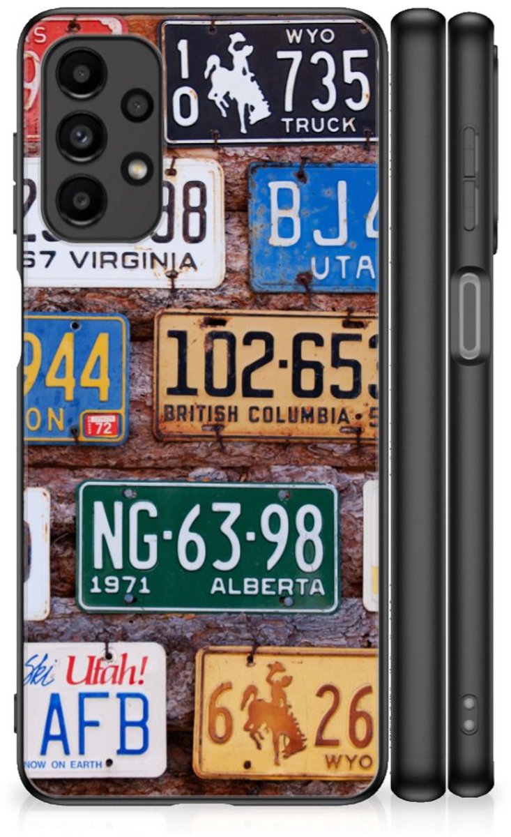 Samsung Galaxy A13 4G Silicone Back Case Kentekenplaten