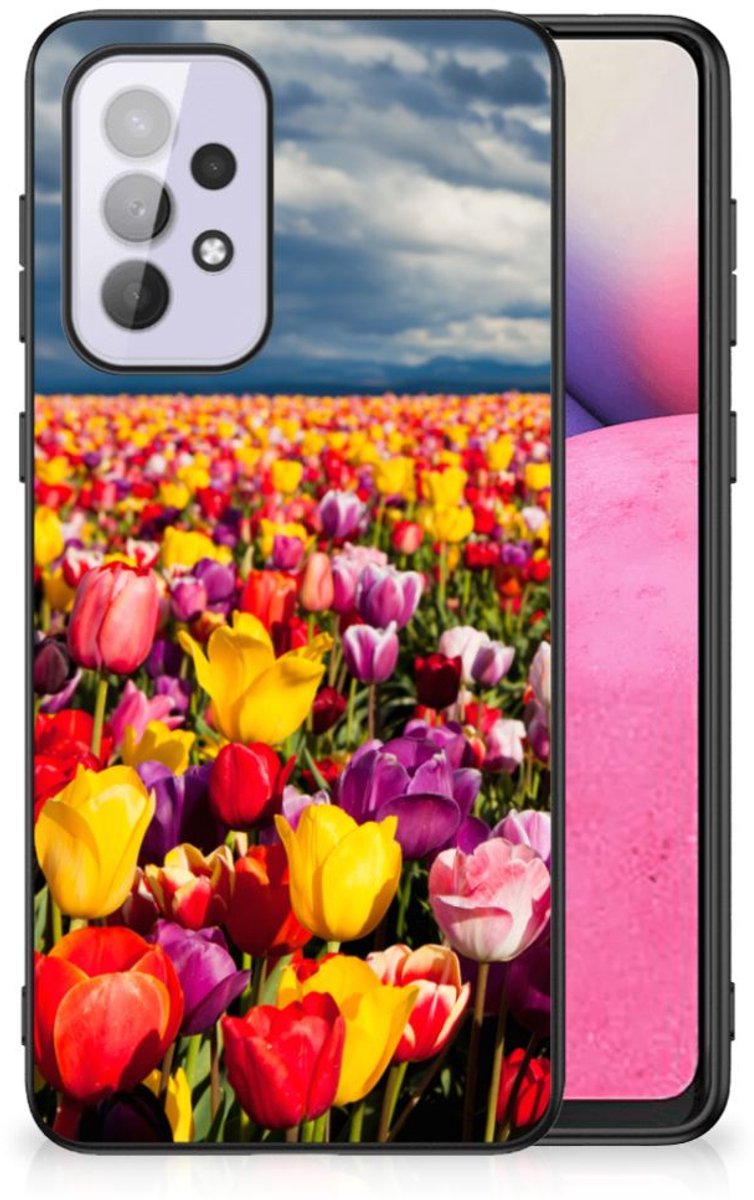 Samsung Galaxy A33 5G Bloemen Hoesje Tulpen