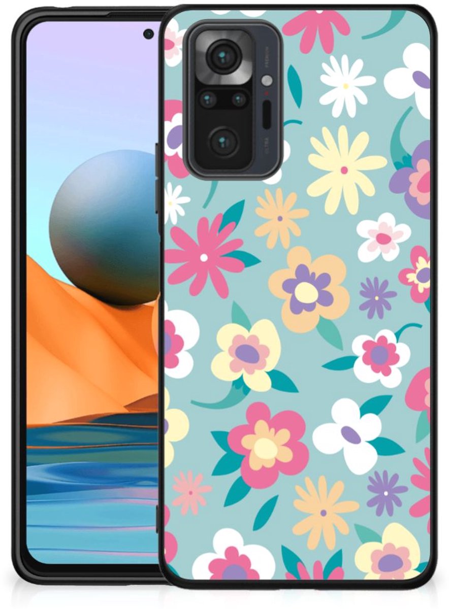 Xiaomi Redmi Note 10 Pro Bloemen Hoesje Flower Power