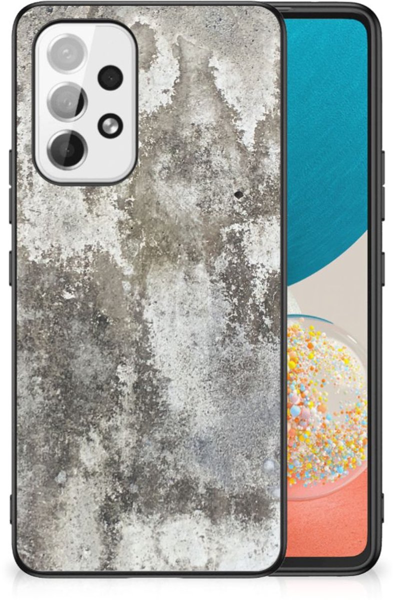 Samsung Galaxy A53 Marmeren Print Telefoonhoesje Beton Print