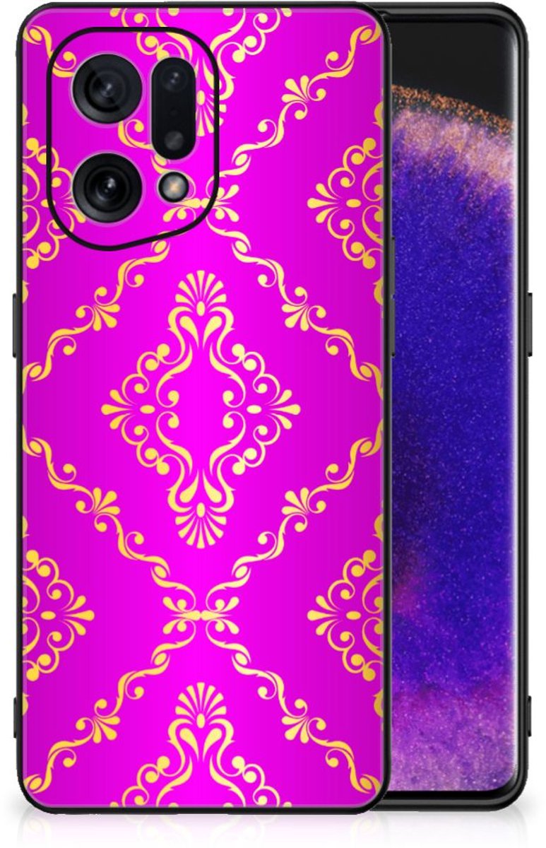 Back Cover OPPO Find X5 Barok Roze