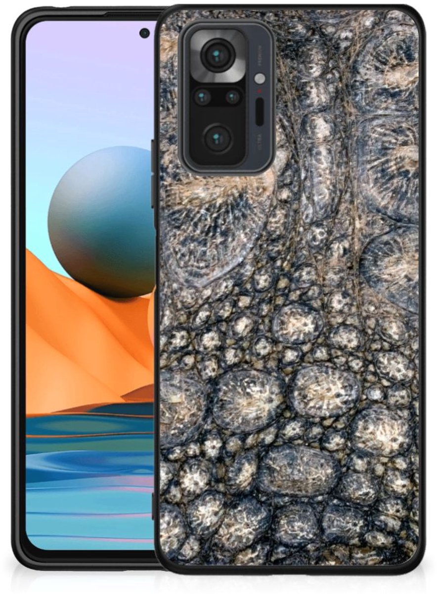 Back Cover voor Xiaomi Redmi Note 10 Pro Dierenprint Telefoonhoesje Krokodillenprint