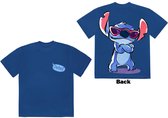 Disney - T-shirt homme Stitch Ohana - M - Blauw