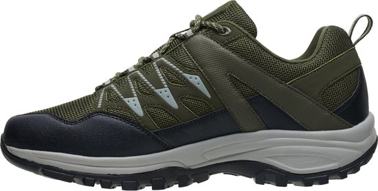 Chaussure de repérage / sport vert armée ROLY avec rayure modèle Megos pointure 40