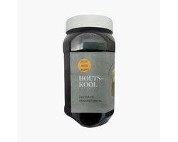 Houtskool- Houtskool voor vogels- Houtskool voor duiven- Gemalen houtskool- Pot 250 gram