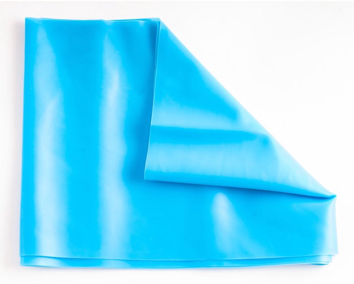Yoga band van natuurrubber blauw