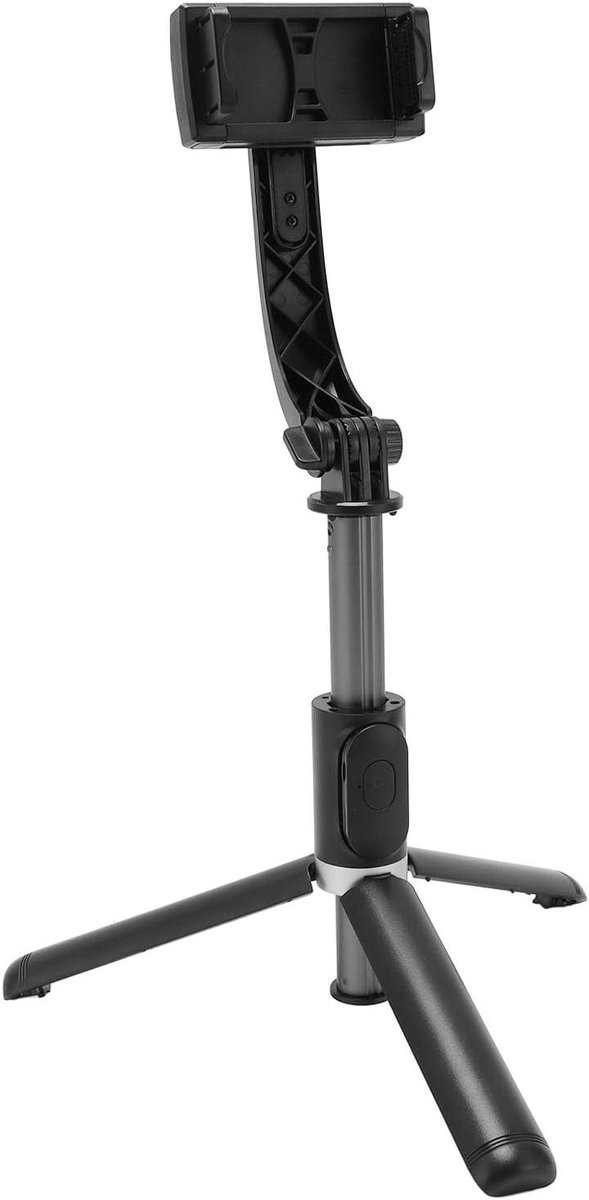 Telefoon Stabilisator met Statief en Vullichten voor Vlogging - Opvouwbaar en Draagbaar