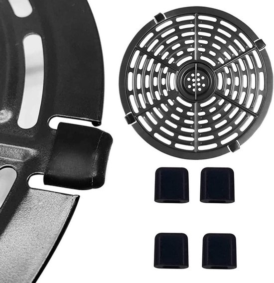 Allecto Plus - Air Fryer-bakmat en reservemand - Vervangende grillpan