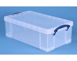 Opbergbox really useful 12 liter transparant wit