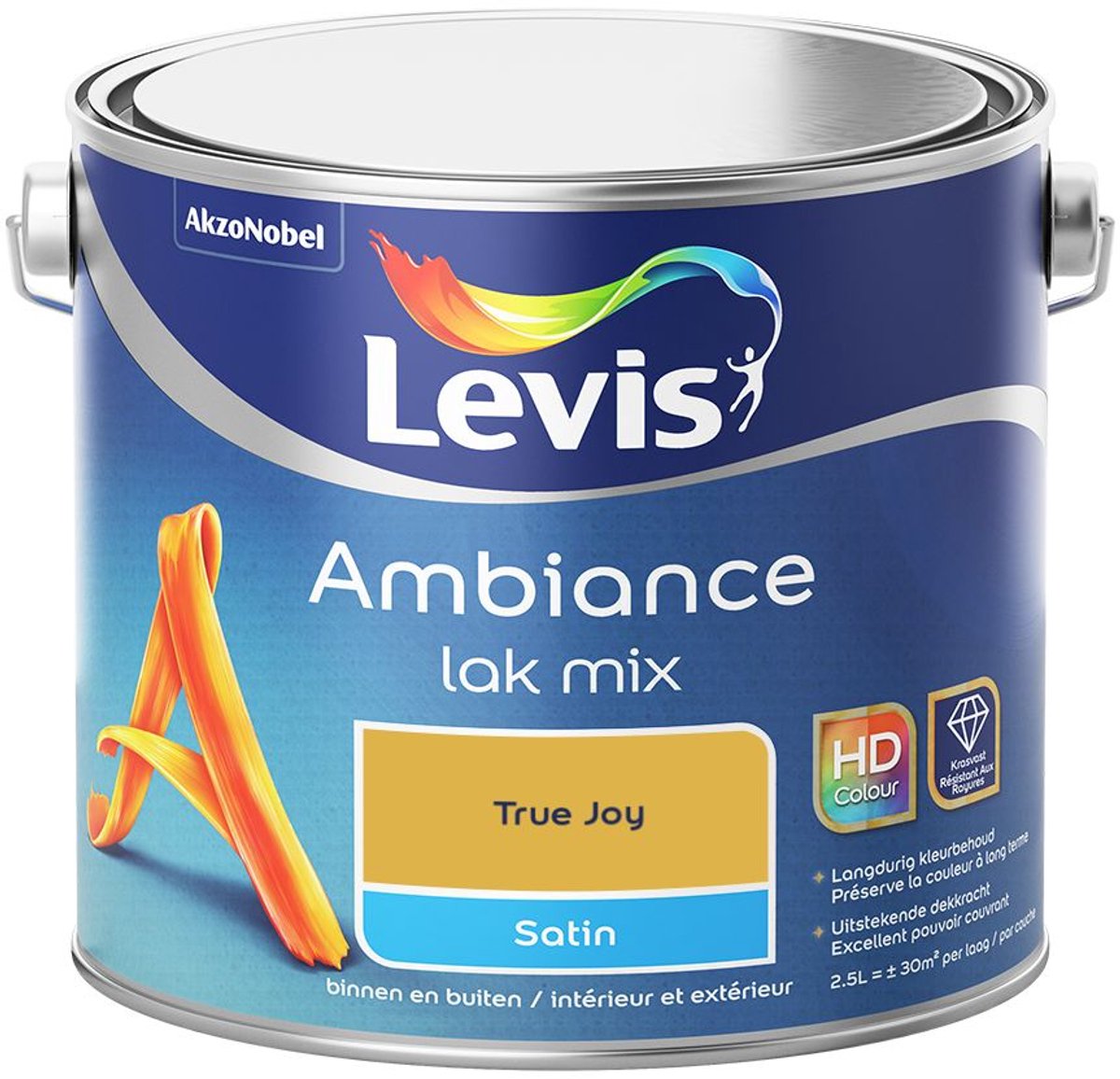 Levis - Ambiance Lak Satin Mix - True Joy - Mengverf - 2,5 L