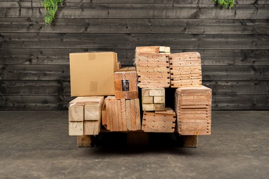 Steigerhoutje.nl - Buitenkeuken- Close- overdekt BBQ'en met een Klepdeur- Uniek model/ bescherming van je BBQ — afbeelding 4