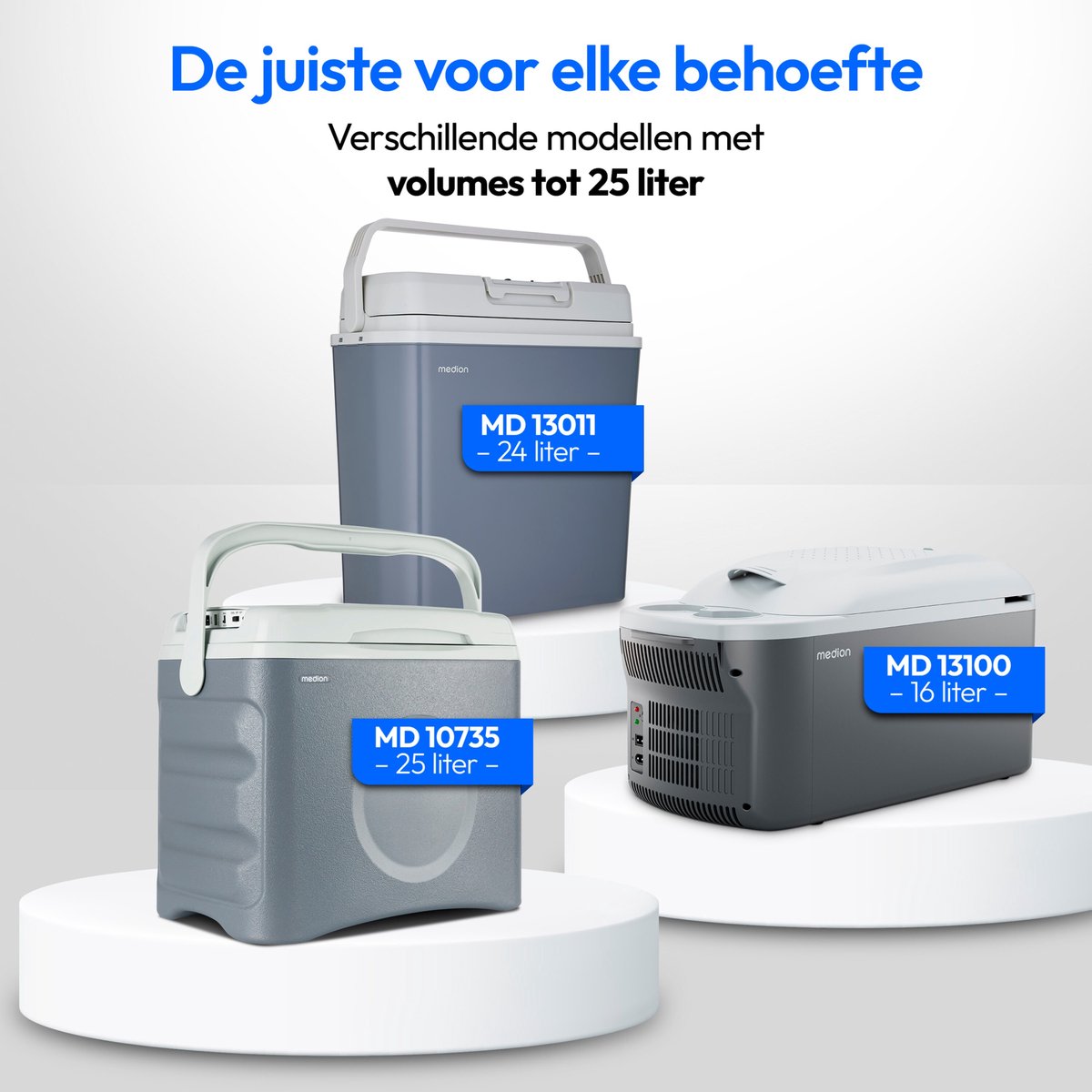 Arebos thermo-elektrische koelbox 20 l met ECO-modus | Elektrische koel- en warmhoudbox | 12/230 V voor auto en stopcontact | Compacte geïsoleerde tas