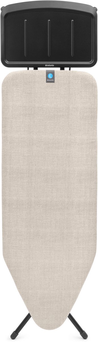 Brabantia Strijkplank C - met Stoomunithouder - 124x45 cm - Denim Grey