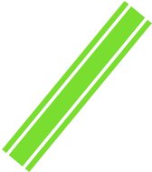 Auto Stickers - Sticker voor op de motorkap - 124.5*22.2 cm - Autosport zijstreep, dak, motorkap, bumper - groen - PVC