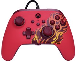 PowerA Advantage Bedrade Controller voor Xbox Series X|S - Rood vuur