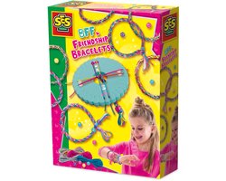 foto van SES Creative - Hobby Pink - BFF Vriendschapsarmbandjes - Knutselen Meisjes - Armbanden Maken - 4 Kleuren - Vanaf 5 jaar - Kerst cadeautjes