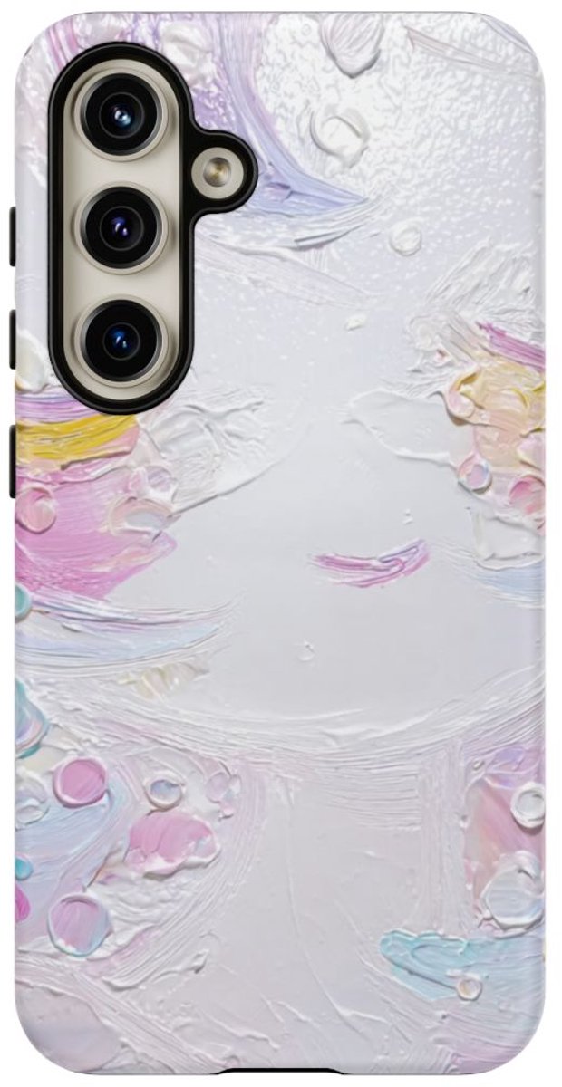 Abstracte Pastelkleuren Textuur – Telefoonhoesje Geschikt voor Samsung Galaxy S24