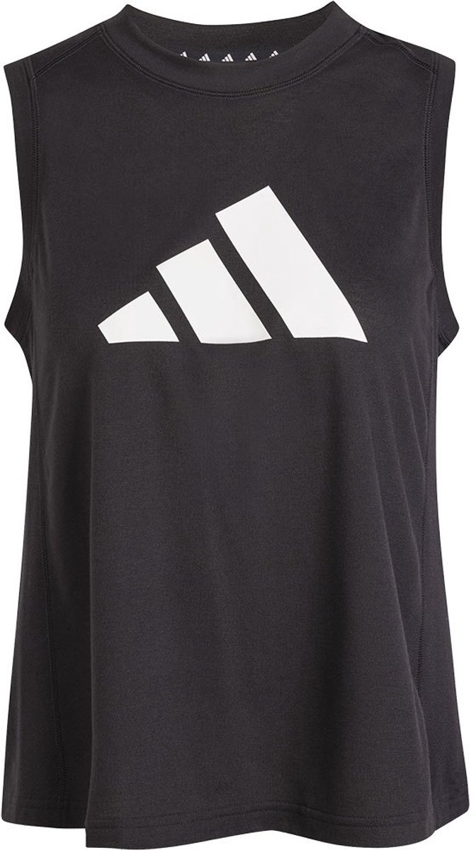Adidas Train Essentials Logo Mouwloos T-shirt Vrouw Zwart