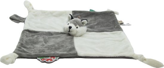 Cute since 1999 - Knuffeldoekjes Bundel - Husky & Rendier Doudou - 30 x 30 cm van Merkloos — afbeelding 3
