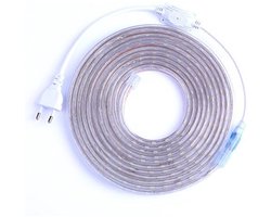 EXCITAT LED-lichtstrip - Met stekker - Hoge helderheid 220V - IP65 waterdicht - Geschikt voor keuken, trap, huis, auto, bar, kerstfeestdecoratie - Warm wit licht - 2m