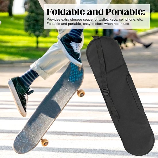 Longboard Bag - Waterproof Longboard Carry Bag - Skateboard Bag Geschikt voor Skateboards Onder 31.4 Inch van Merkloos	 — afbeelding 4