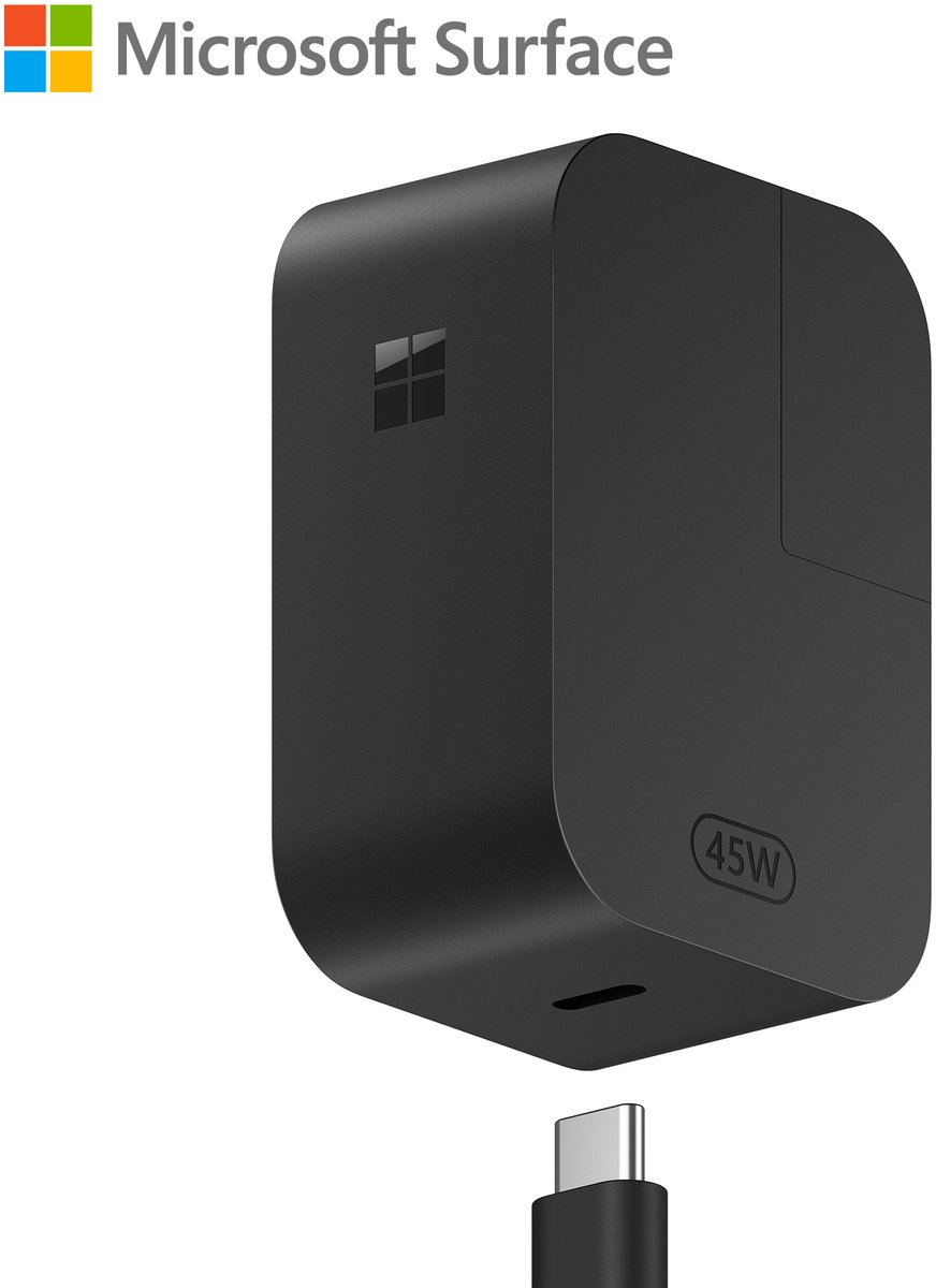 Microsoft Surface Power Supply Black 45W