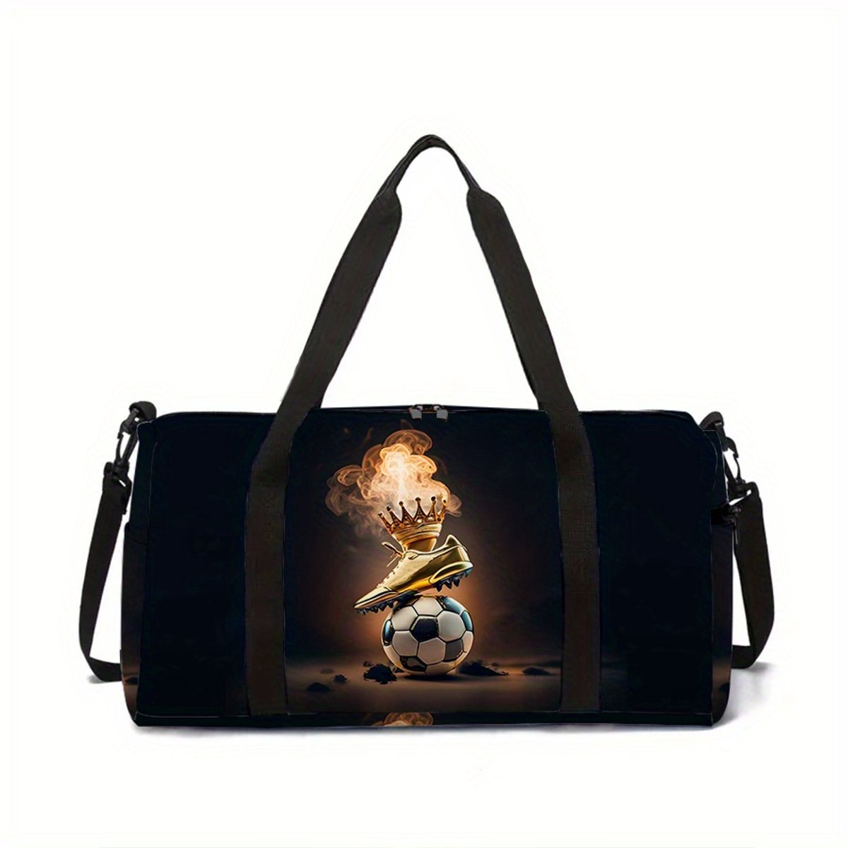 Voetbalschoen Reistas Kind | Voetbalschoen Sporttas Kind | Voetbalschoen Weekendtas | Handbagage Kind Vliegtuig | 25 Liter | Sporttas Jongens | Weekendtas met Voetbalschoen | Goude Kindertas Peuter | Tas voor Logeren of Vakantie | 24x20x45 cm