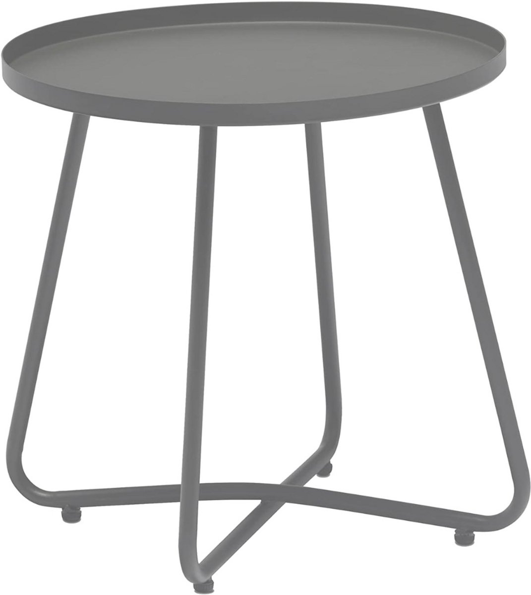 ZRSS® Bijzettafel Buiten - Salontafel Tuin - Tuintafel - Campingtafel - Antraciet