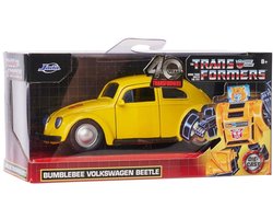 Jada Toys Transformers Diecast Model 1/32 VW Beetle Bumblebee Vehicles