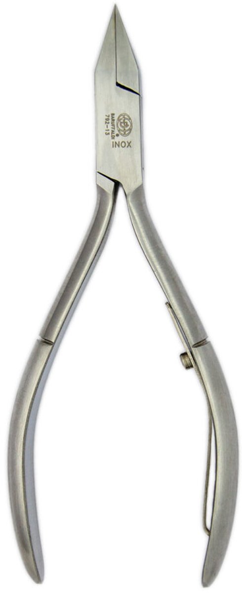 Baruffaldi- Professional - Ingegroeide teennageltang - RVS/Cobalt - 13 cm.