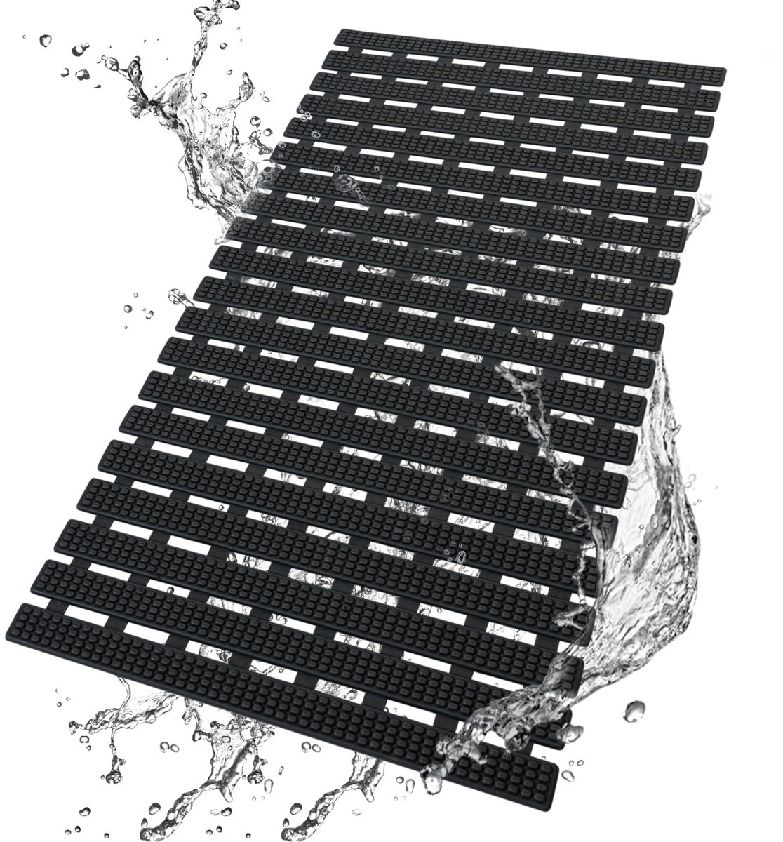Antislip badmat met sterke grip - veilig en comfortabel - 1 stuk - trendy kleuren - premium materiaal