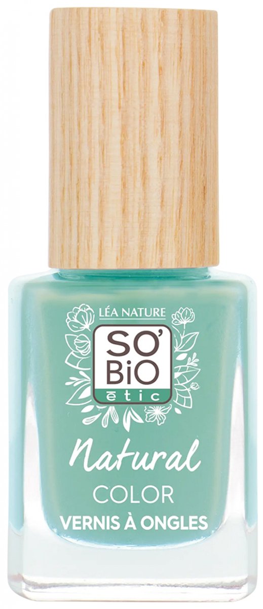 SO’BiO étic nail polish 85 sea green