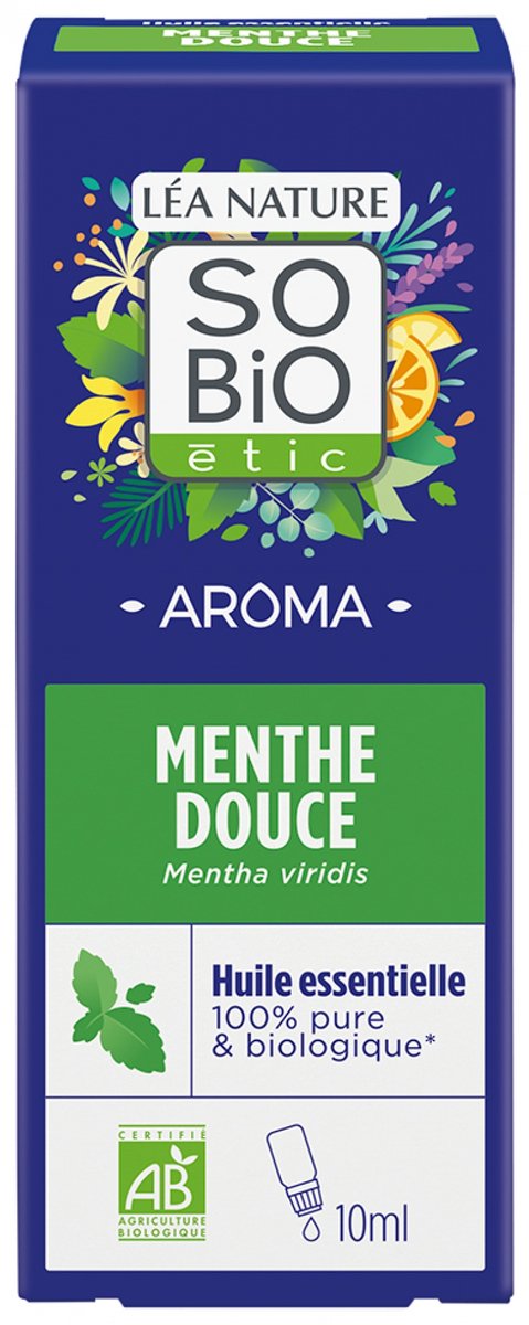 Léa Nature SO BIO étic Aroma Biologische Essentiële Olie Zachte Munt 10 ml