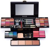 Grote make up cosmetische doos vanity case sieraden opbergkist, roze, Large
