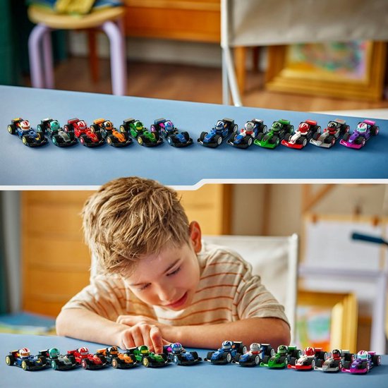 LEGO F1 raceauto collectibles, 1 van de 12 willekeurige raceauto's - 71049