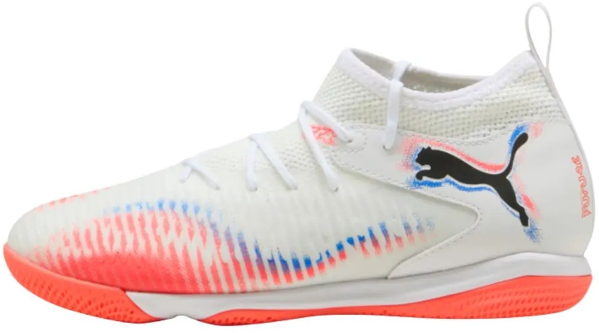 Puma Future 8 Match Mid Zaalschoenen Kinderen Zwart