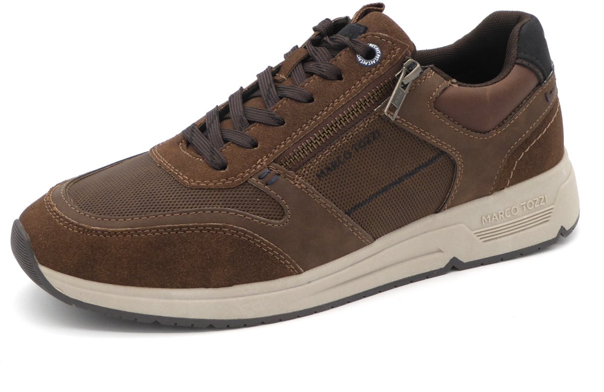Marco Tozzi Heren Sneaker - 13613-30F Bruin - Maat 41