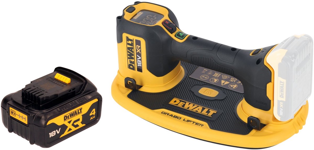 DeWalt DCE 590 N accu-stofzuiger 18 V 120 kg + 1x accu 4.0 Ah - zonder lader
