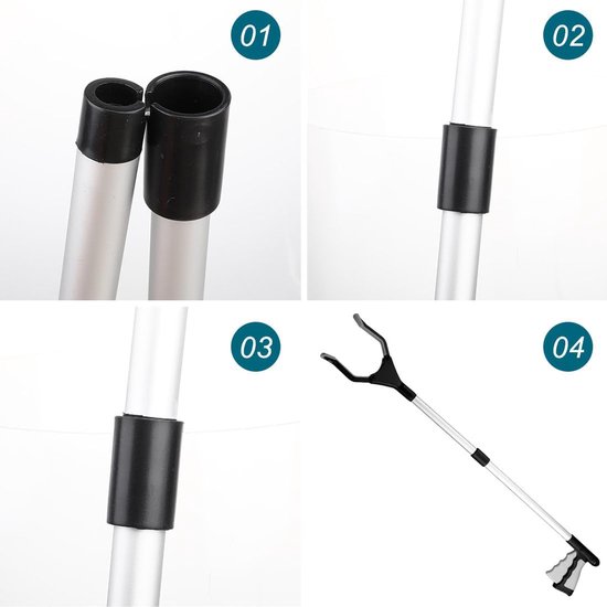 Grabber Reacher Tool 32"- Cat Pickers met Magnetische Tip - Afval Grijpers Stick voor Volwassenen - Gehandicapten en Ouderen van Merkloos	 — afbeelding 4