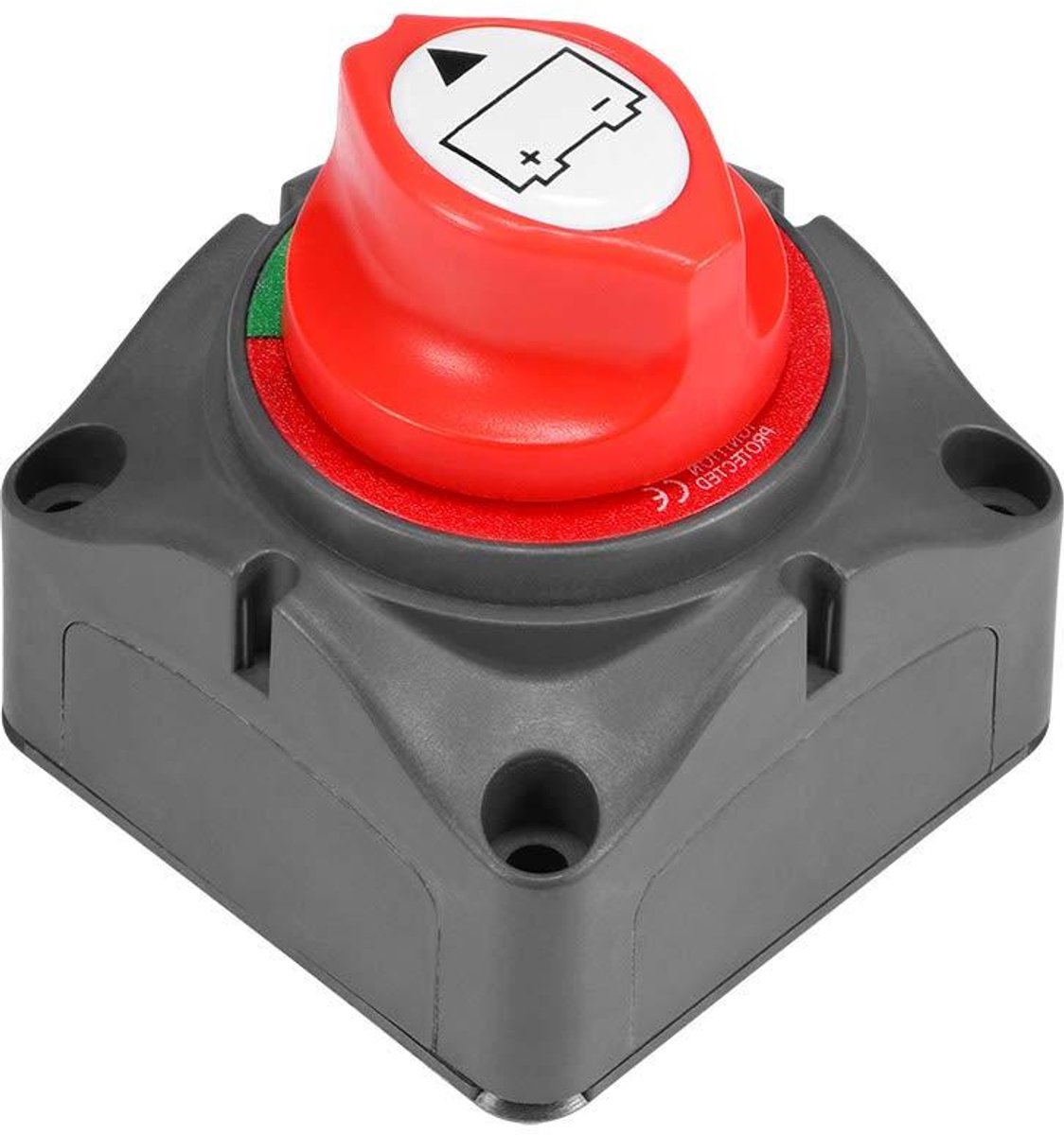 Auto-boot batterijschakelaar - 12 V/24 V, 300 A, waterdicht en universeel. Geschikt voor marine voertuigen.